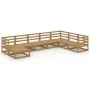 Muebles de jardín 8 piezas marrón miel madera maciza de pino de , Conjuntos de jardín - Ref: Foro24-3075717, Precio: 525,55 €...