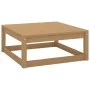 Garden furniture 9 pieces and honey brown pine wood cushions by , Garden sets - Ref: Foro24-3075722, Price: 589,60 €, Discoun...