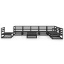 9-teiliges Gartenmöbel-Set schwarzes massives Kiefernholz von , Gartensets - Ref: Foro24-3075783, Preis: 651,95 €, Rabatt: %