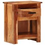 Mesita de noche de madera maciza 40x30x50 cm en Mesitas de noche | Comprar online en Foro24