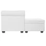 Chesterfield-Sofa in L-Form aus weißem Kunstleder von vidaXL, Sofas - Ref: Foro24-245537, Preis: 707,44 €, Rabatt: %