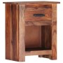 Mesita de noche de madera maciza 40x30x50 cm en Mesitas de noche | Comprar online en Foro24