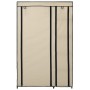 Armario plegable de tela color crema 110x45x175 cm en Armarios roperos | Comprar online en Foro24
