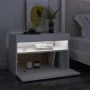Nachttisch mit LED-Leuchten Sperrholz weiß 60x35x40 cm von , Nachttische - Ref: Foro24-3082774, Preis: 44,60 €, Rabatt: %