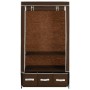 Armario de tela marrón 87x49x159 cm en Armarios roperos | Comprar online en Foro24