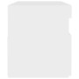 Nachttisch mit LED-Leuchten Sperrholz weiß 60x35x40 cm von , Nachttische - Ref: Foro24-3082774, Preis: 45,92 €, Rabatt: %