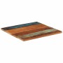 Tablero mesa cuadrada madera reciclada maciza 70x70 cm 25-27 mm en Tableros para mesas | Comprar online en Foro24