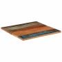 Tablero mesa cuadrada madera reciclada maciza 70x70 cm 25-27 mm en Tableros para mesas | Comprar online en Foro24