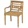 Sillas Batavia 2 unidades madera de teca maciza de vidaXL, Sillas de jardín - Ref: Foro24-43051, Precio: 235,84 €, Descuento: %