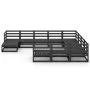 Juego de muebles de jardín 11 piezas madera maciza de pino de , Conjuntos de jardín - Ref: Foro24-3076038, Precio: 841,31 €, ...