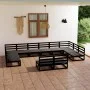12-teiliges Gartenmöbel-Set aus massivem Zirbenholz von , Gartensets - Ref: Foro24-3076183, Preis: 875,59 €, Rabatt: %