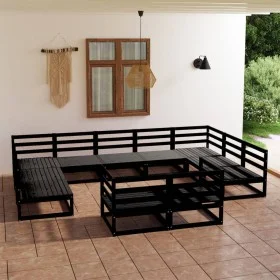 11-teiliges Gartenmöbel-Set aus massivem Zirbenholz von , Gartensets - Ref: Foro24-3076213, Preis: 833,57 €, Rabatt: %