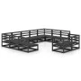 Juego de muebles de jardín 11 piezas madera maciza de pino de , Conjuntos de jardín - Ref: Foro24-3076213, Precio: 833,57 €, ...