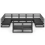 Juego de muebles de jardín 11 piezas madera maciza de pino de , Conjuntos de jardín - Ref: Foro24-3076213, Precio: 833,57 €, ...