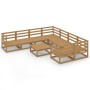 9-piece solid pine wood garden furniture set by , Garden sets - Ref: Foro24-3075982, Price: 615,59 €, Discount: %