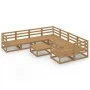 Juego de muebles de jardín 9 piezas madera maciza de pino de , Conjuntos de jardín - Ref: Foro24-3075982, Precio: 607,37 €, D...