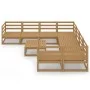 9-teiliges Gartenmöbel-Set aus massivem Kiefernholz von , Gartensets - Ref: Foro24-3075982, Preis: 607,37 €, Rabatt: %