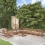 11-teiliges Gartenmöbel-Set aus massivem Zirbenholz von , Gartensets - Ref: Foro24-3076012, Preis: 760,68 €, Rabatt: %