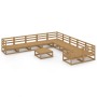 11-teiliges Gartenmöbel-Set aus massivem Zirbenholz von , Gartensets - Ref: Foro24-3076012, Preis: 770,77 €, Rabatt: %