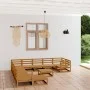 12-teiliges Gartenmöbel-Set aus massivem Zirbenholz von , Gartensets - Ref: Foro24-3076052, Preis: 818,31 €, Rabatt: %