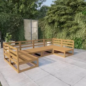 6-teiliges Gartenmöbel-Set aus massivem Kiefernholz von , Gartensets - Ref: Foro24-3076122, Preis: 387,71 €, Rabatt: %