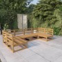 6-teiliges Gartenmöbel-Set aus massivem Kiefernholz von , Gartensets - Ref: Foro24-3076122, Preis: 392,79 €, Rabatt: %