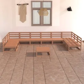 11-teiliges Gartenmöbel-Set aus massivem Zirbenholz von , Gartensets - Ref: Foro24-3076157, Preis: 797,79 €, Rabatt: %
