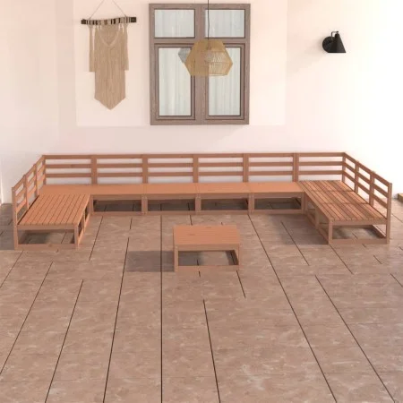 11-teiliges Gartenmöbel-Set aus massivem Zirbenholz von , Gartensets - Ref: Foro24-3076157, Preis: 797,79 €, Rabatt: %