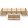 9-teiliges Gartenmöbel-Set aus massivem Kiefernholz von , Gartensets - Ref: Foro24-3076162, Preis: 605,34 €, Rabatt: %