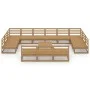 Juego de muebles de jardín 14 piezas madera maciza de pino de , Conjuntos de jardín - Ref: Foro24-3076197, Precio: 968,38 €, ...