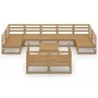 Juego de muebles de jardín 10 piezas madera maciza de pino de , Conjuntos de jardín - Ref: Foro24-3076207, Precio: 709,50 €, ...