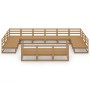 13-teiliges Gartenmöbel-Set aus massivem Kiefernholz von , Gartensets - Ref: Foro24-3076232, Preis: 880,78 €, Rabatt: %