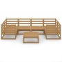 Juego de muebles de jardín 7 piezas madera maciza de pino de , Conjuntos de jardín - Ref: Foro24-3076247, Precio: 463,48 €