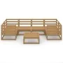 Juego de muebles de jardín 7 piezas madera maciza de pino de , Conjuntos de jardín - Ref: Foro24-3076247, Precio: 456,92 €, D...
