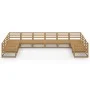 10-teiliges Gartenmöbel-Set aus massivem Kiefernholz von , Gartensets - Ref: Foro24-3076272, Preis: 706,87 €, Rabatt: %