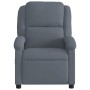 Dark gray velvet reclining massage chair by , Armchairs - Ref: Foro24-371809, Price: 252,85 €, Discount: %