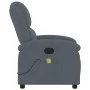 Dunkelgrauer Liegemassagesessel aus Samt von , Sessel - Ref: Foro24-371809, Preis: 248,63 €, Rabatt: %