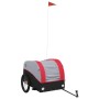 Fahrradanhänger aus schwarzem und rotem Eisen 45 kg von , Fahrradanhänger - Ref: Foro24-94125, Preis: 90,18 €, Rabatt: %