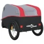 Bicycle trailer, black and red, 45 kg, made of iron. by , Bicycle trailers - Ref: Foro24-94125, Price: 88,60 €, Discount: %