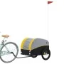 Remolque para bicicleta hierro negro y amarillo 45 kg de , Remolques para bicicletas - Ref: Foro24-94127, Precio: 77,16 €, De...