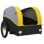 Remolque para bicicleta hierro negro y amarillo 45 kg de , Remolques para bicicletas - Ref: Foro24-94127, Precio: 77,16 €, De...