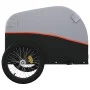 Bicycle trailer, black and orange, 45 kg. by , Bicycle trailers - Ref: Foro24-94131, Price: 80,77 €, Discount: %