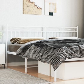 Kopfteil aus weißem Metall, 180 cm von , Kopf- und Fußteile - Ref: Foro24-373776, Preis: 33,88 €, Rabatt: %