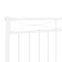 Cabecero de metal blanco 180 cm de , Cabeceros y pies de cama - Ref: Foro24-373776, Precio: 33,37 €, Descuento: %