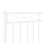 Kopfteil aus weißem Metall, 180 cm von , Kopf- und Fußteile - Ref: Foro24-373776, Preis: 33,88 €, Rabatt: %