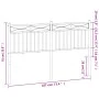Cabecero de metal blanco 180 cm de , Cabeceros y pies de cama - Ref: Foro24-373776, Precio: 33,37 €, Descuento: %