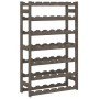 Flaschenregal für 42 Flaschen massives Kiefernholz grau von , Weinregale - Ref: Foro24-373381, Preis: 42,42 €, Rabatt: %