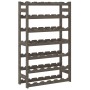 Flaschenregal für 42 Flaschen massives Kiefernholz grau von , Weinregale - Ref: Foro24-373381, Preis: 42,42 €, Rabatt: %
