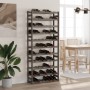 Flaschenregal für 77 Flaschen massives Kiefernholz grau von , Weinregale - Ref: Foro24-373383, Preis: 69,76 €, Rabatt: %
