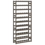 Flaschenregal für 77 Flaschen massives Kiefernholz grau von , Weinregale - Ref: Foro24-373383, Preis: 69,76 €, Rabatt: %